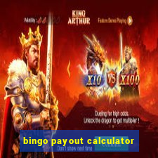 bingo payout calculator