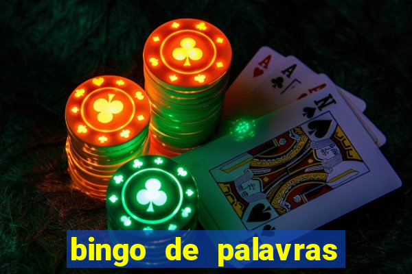 bingo de palavras cha de bebe