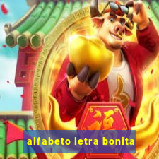 alfabeto letra bonita