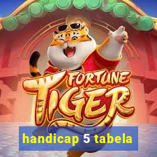 handicap 5 tabela