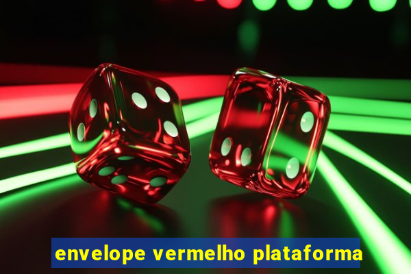 envelope vermelho plataforma