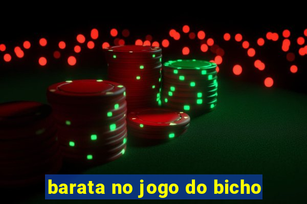 barata no jogo do bicho