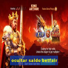 ocultar saldo betfair