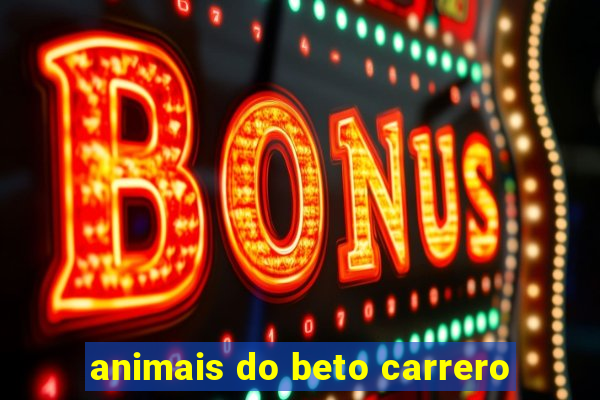 animais do beto carrero